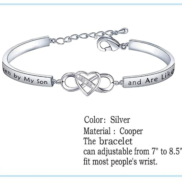 To My Daughter-In-Law | Infinity Heart Bracelet | You Are Also My Daughter-In-Heart